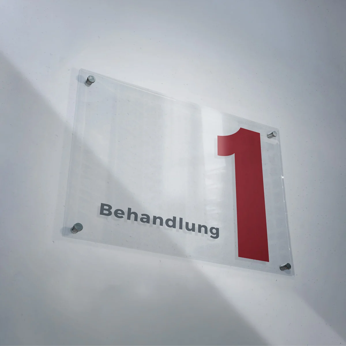 Türschild / Raumschild aus Acrylglas – inkl. individueller Gestaltung